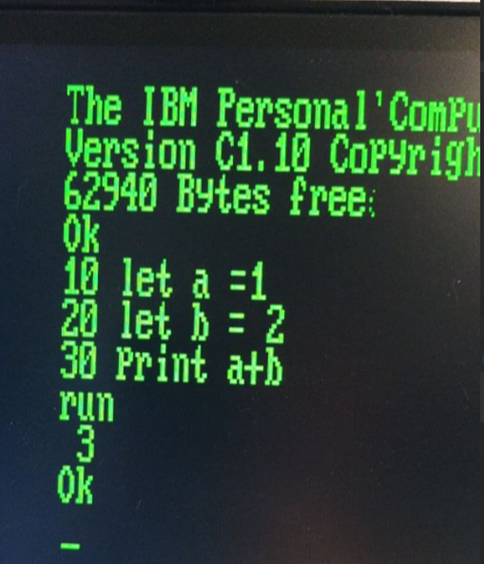 Print a+b
