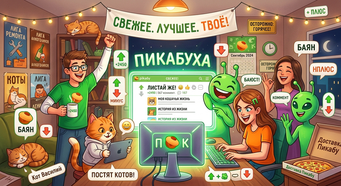 Типичный вечер в ГОРЯЧЕМ на ПИКАБУ