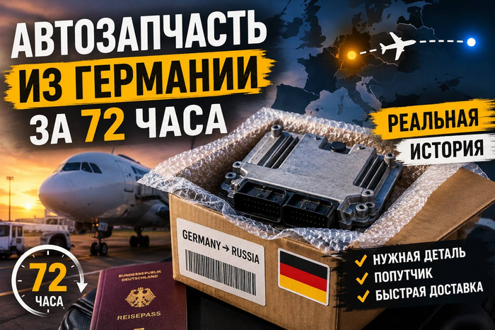 Как мы доставили автозапчасть из Германии за 72 часа, хотя обычная доставка не успевала