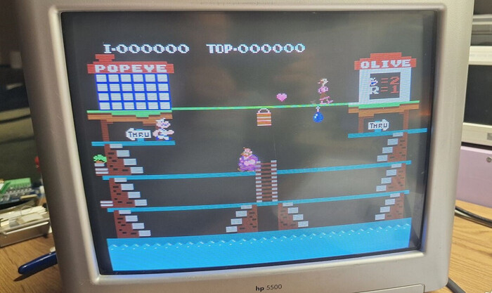 ���� POPEYE �� �������� VGA
