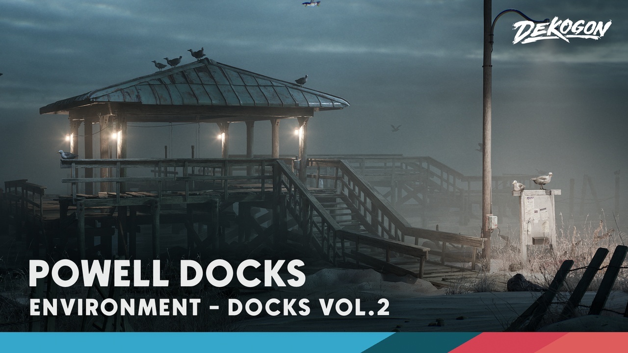 Giveaway DOCKS VOL.2 - Powell Dock (Modular / Low Poly), Modular Stylized Character Creator - Adventurer and White castle on Fab.com - Инди, Indie game, Distribution, Gamedev, Development of, Unreal Engine, Unity, Shooter, Characters (edit), Lock, Pier, YouTube (link), Longpost