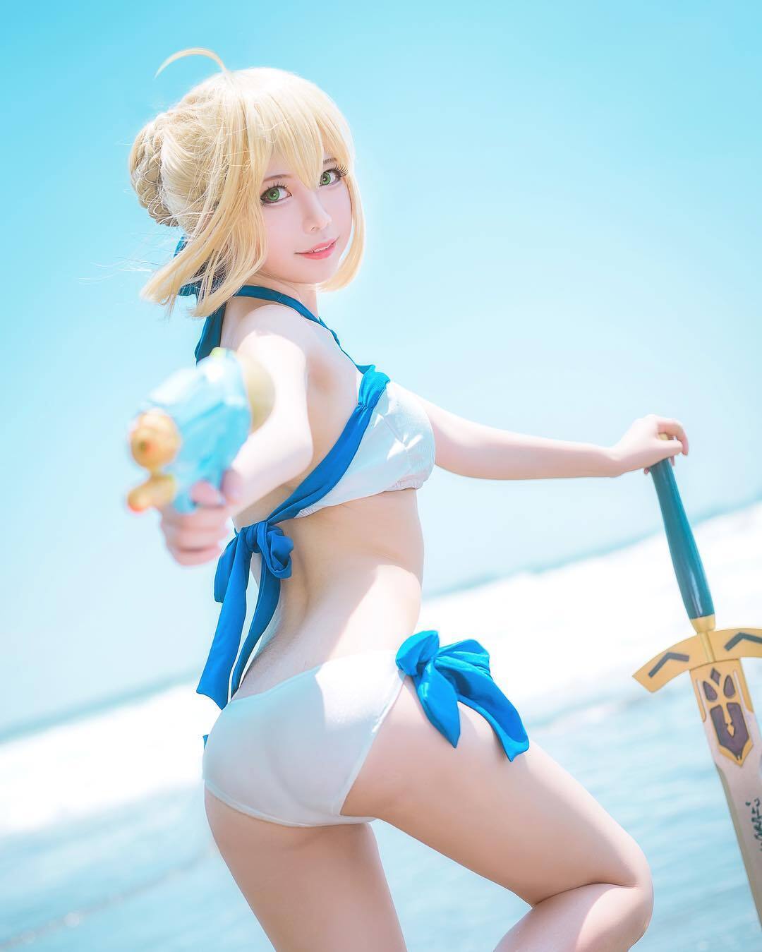 Fate | Saber & Astolfo & Okita Souji - Cosplay, Astolfo, Okita souji, Saber, Fate grand order, Fate apocrypha, Fate-stay night, Fate Zero, Fate, The photo, Longpost, Series Cosplay Fate Franchise  TV Series  Video Game