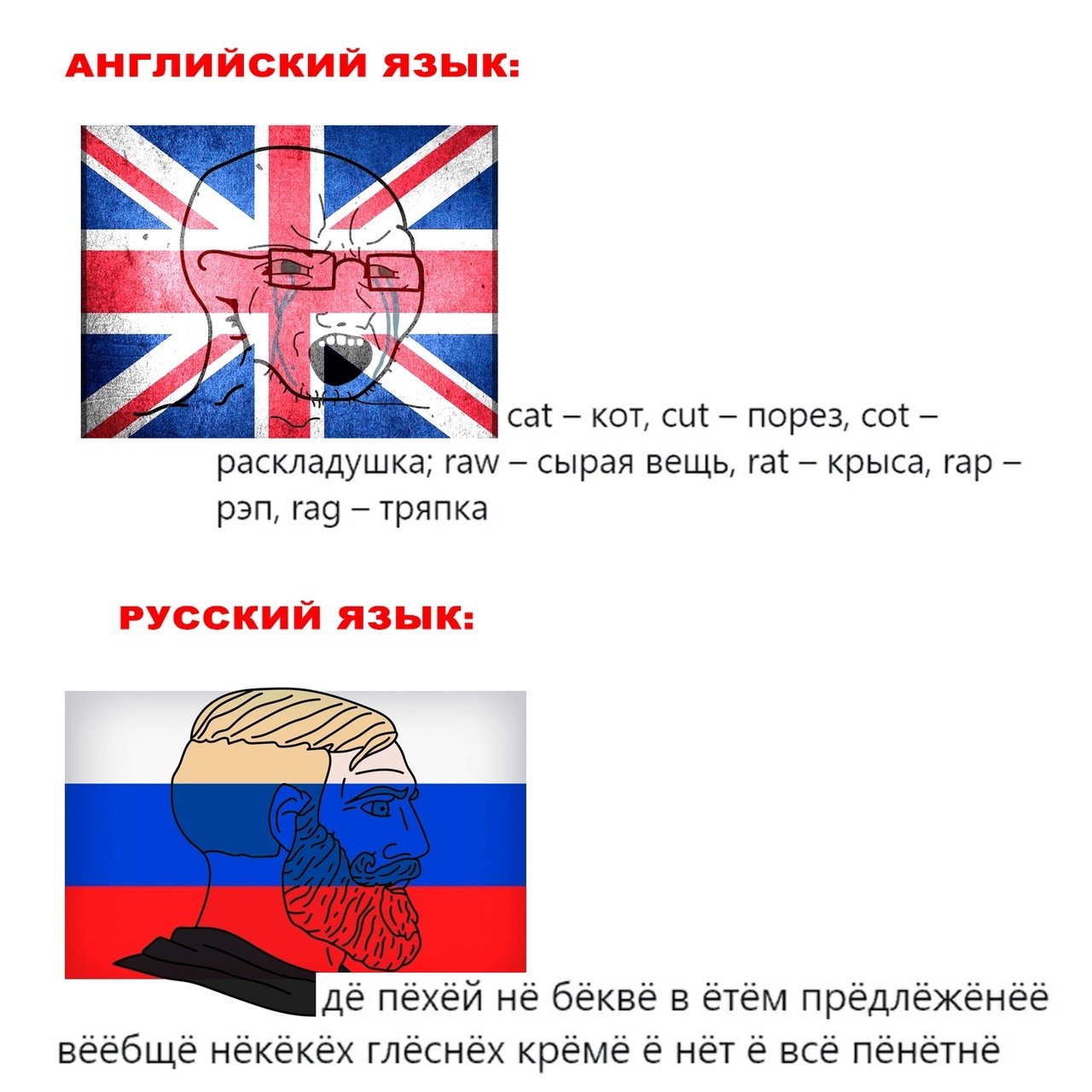 Ну вот такой вот у них словарный запас... - Юмор, Зашакалено, Картинка с текстом