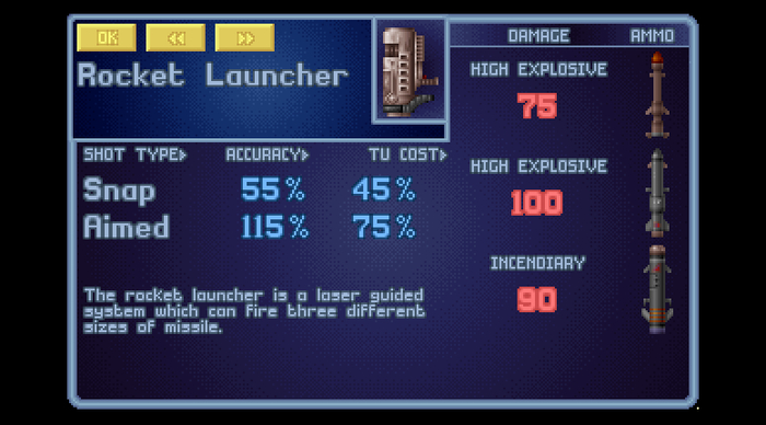 ������ ������ ���������� small rocket, � ������ � large rocket.
