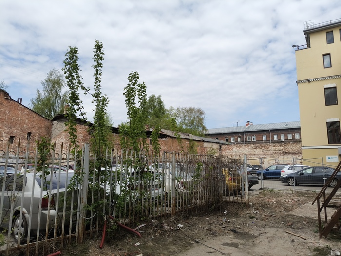 Если зайти во дворы Рождественской, все краснокирпичное