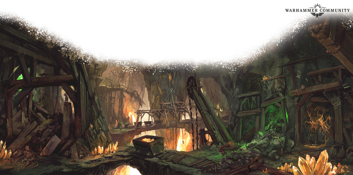 Age of Sigmar, янтарные копи