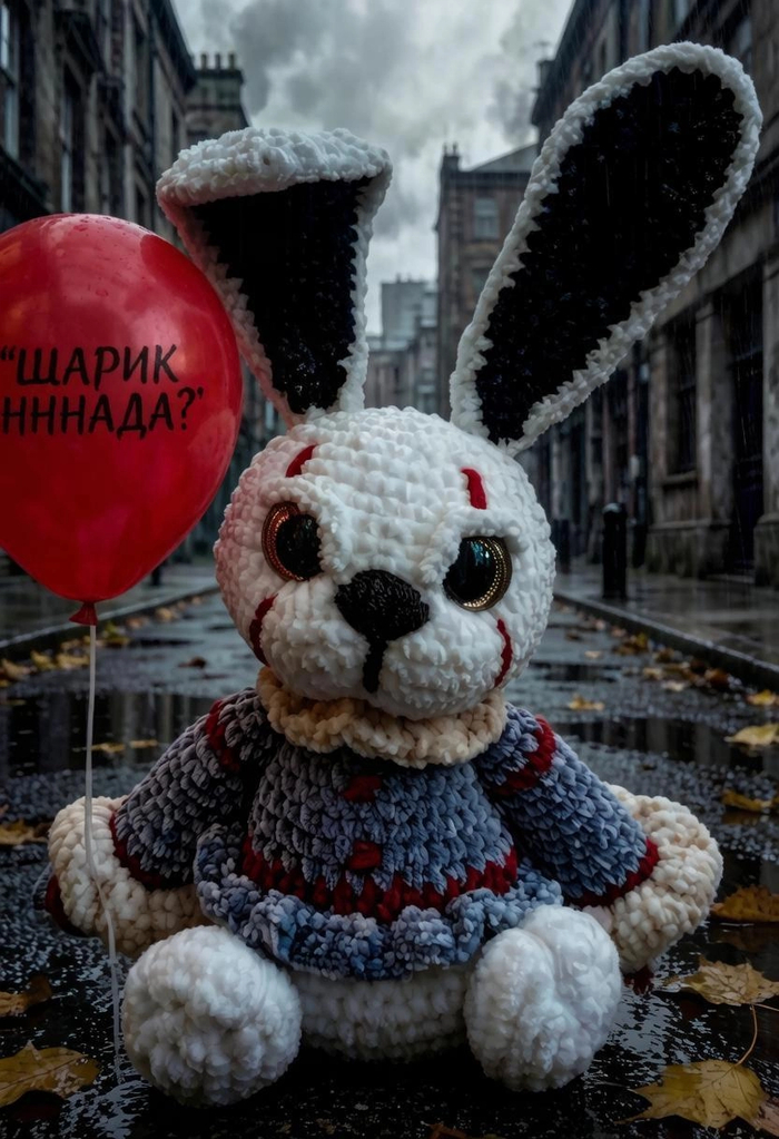 Зайчика связала я сама.