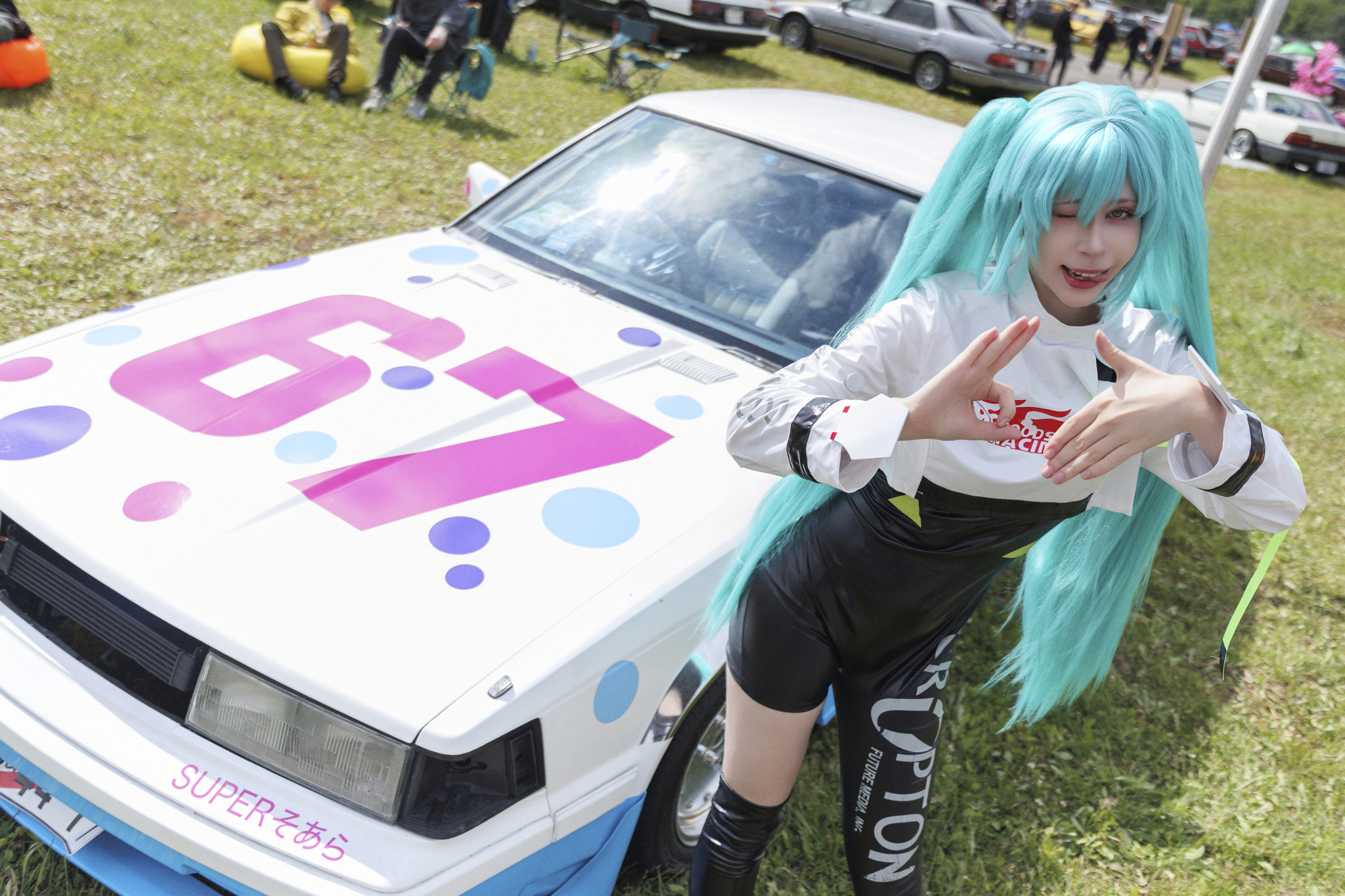 Miku cosplay by ezzechka - Series My Cosplays
, My, Girls, Cosplay, Anime, Car, Hatsune Miku, PHOTOSESSION, Cosplayers