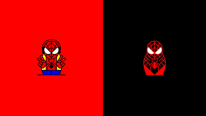 2020, The Spider-Man variants from Marvel Studios "Spider-Man: Homecoming" and "Spider-Man: Miles Morales" Icons Design by ARTRASIM