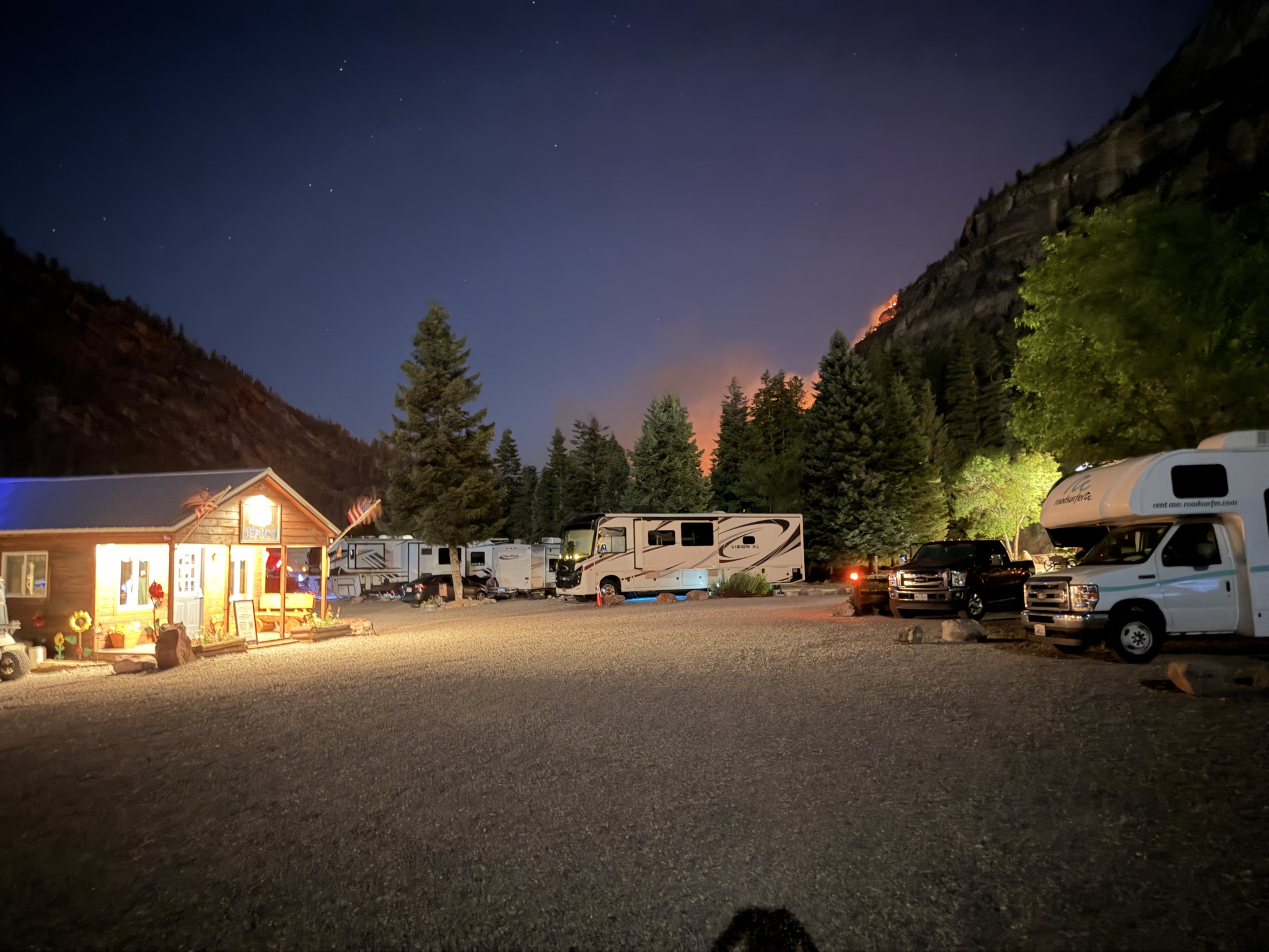 Our Summer Vacation/Wild Wildfires in Colorado - My, Colorado, The hot springs, Vacation, Fire, The mountains, Longpost