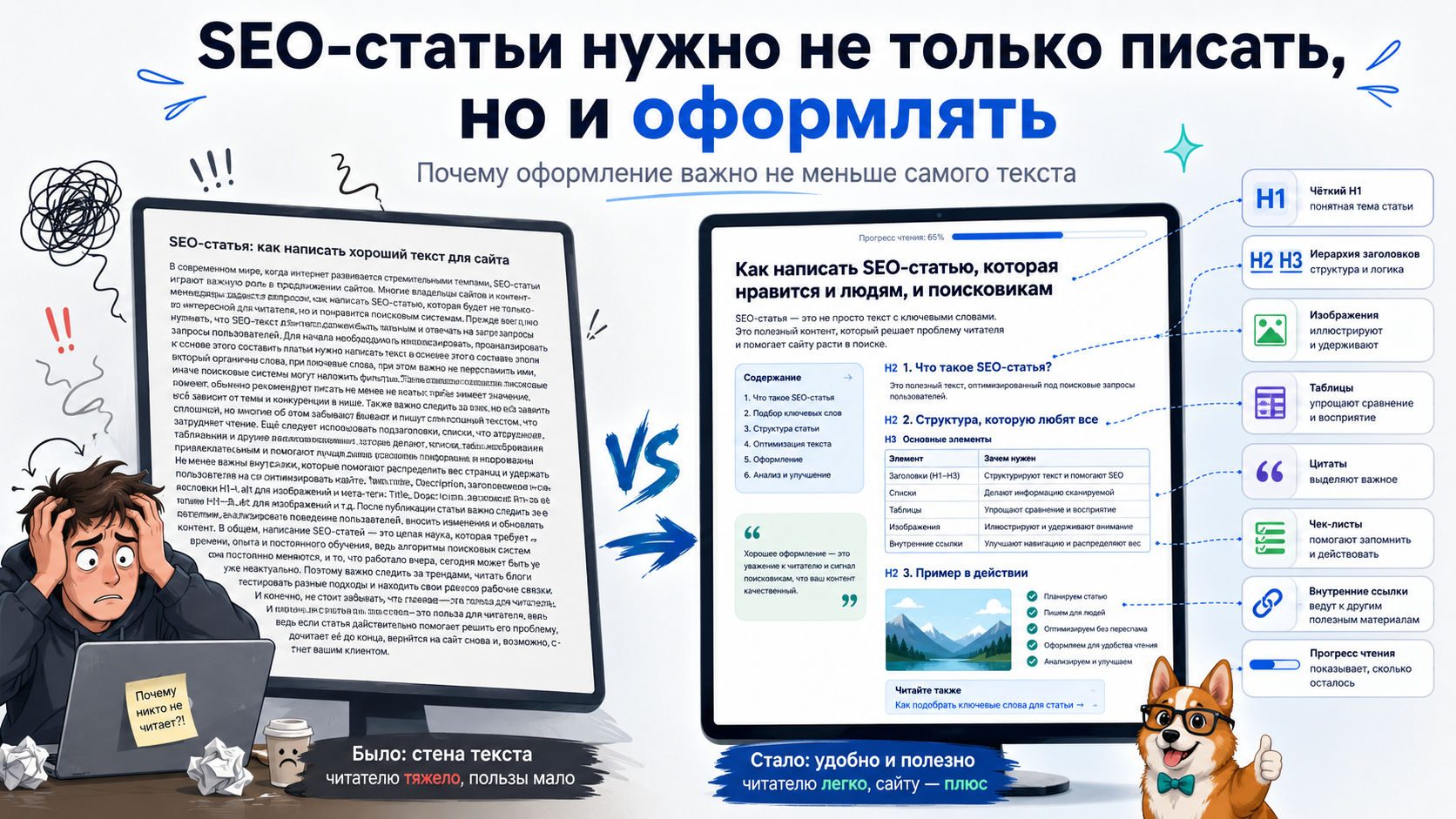 Many people have learned to write SEO articles. But still no registration - My, SEO, Copywriting, Search, Article, Google, Yandex., Longpost