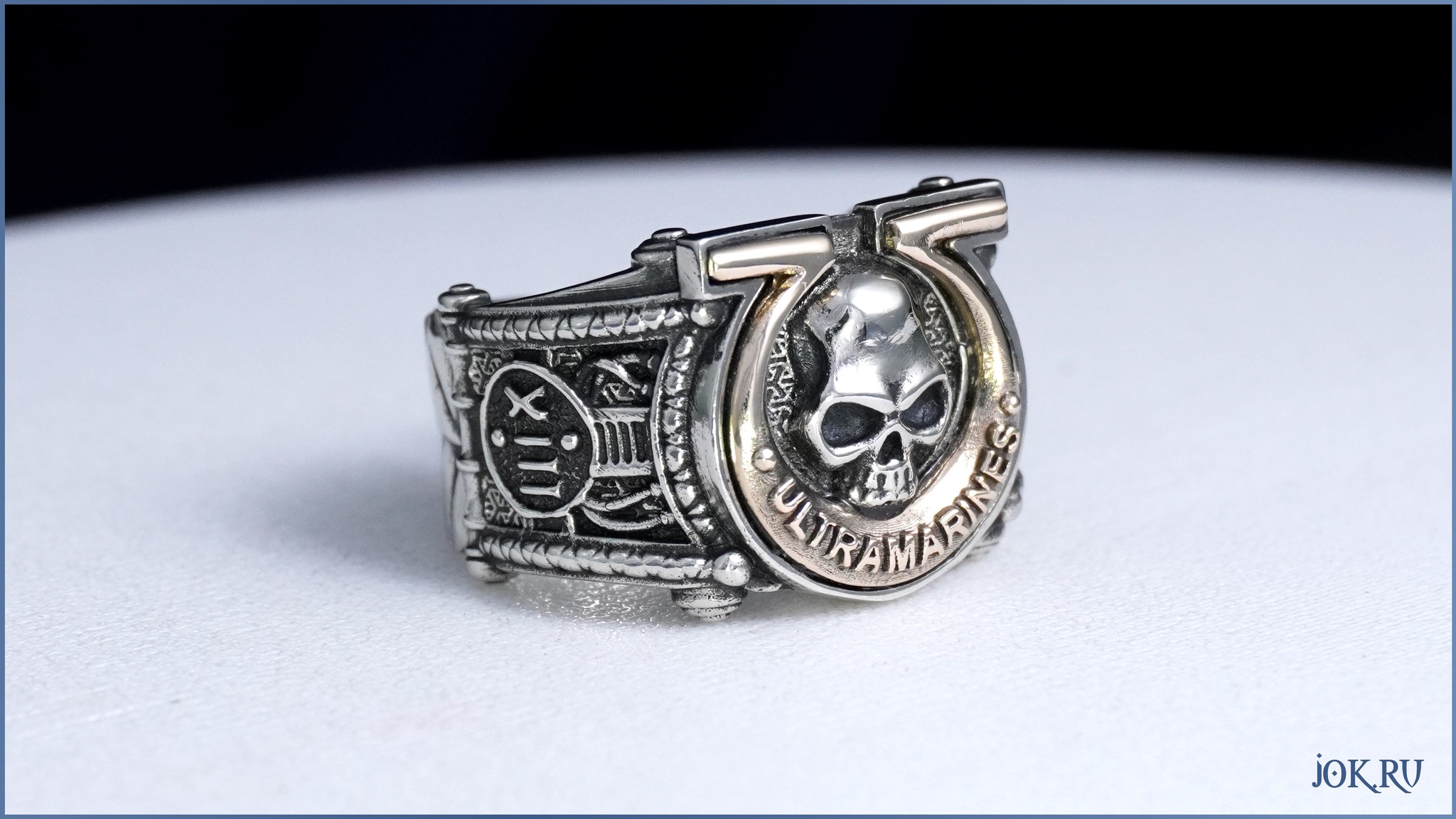 Courage and Honor: How We Created the 18-Gram Dual-Metal Ultramarines Ring - Warhammer 40k, Space Marine, Ultramarines, Handmade, Ring, Longpost, With your own hands, How is it done, Diy game, Signet, Video, Youtube, Short videos