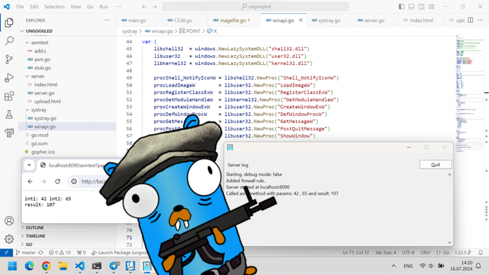 Gopher — маскот Golang на самом деле никакой не бобер а <a href="https://pikabu.ru/story/bober_vyidyikhay_go_winapi_i_assembler_14131069?u=https%3A%2F%2Fru.wikipedia.org%2Fwiki%2F%25D0%2593%25D0%25BE%25D1%2584%25D0%25B5%25D1%2580%25D0%25BE%25D0%25B2%25D1%258B%25D0%25B5&t=%D1%86%D0%B5%D0%BB%D1%8B%D0%B9%20%D0%BE%D1%82%D0%B4%D0%B5%D0%BB%D1%8C%D0%BD%D1%8B%D0%B9%20%D0%B2%D0%B8%D0%B4&h=55fd084c2d915a4ad11b4adf8764bf76194741c9" title="https://ru.wikipedia.org/wiki/%D0%93%D0%BE%D1%84%D0%B5%D1%80%D0%BE%D0%B2%D1%8B%D0%B5" target="_blank" rel="nofollow noopener">целый отдельный вид</a>, но у нас такие не живут.