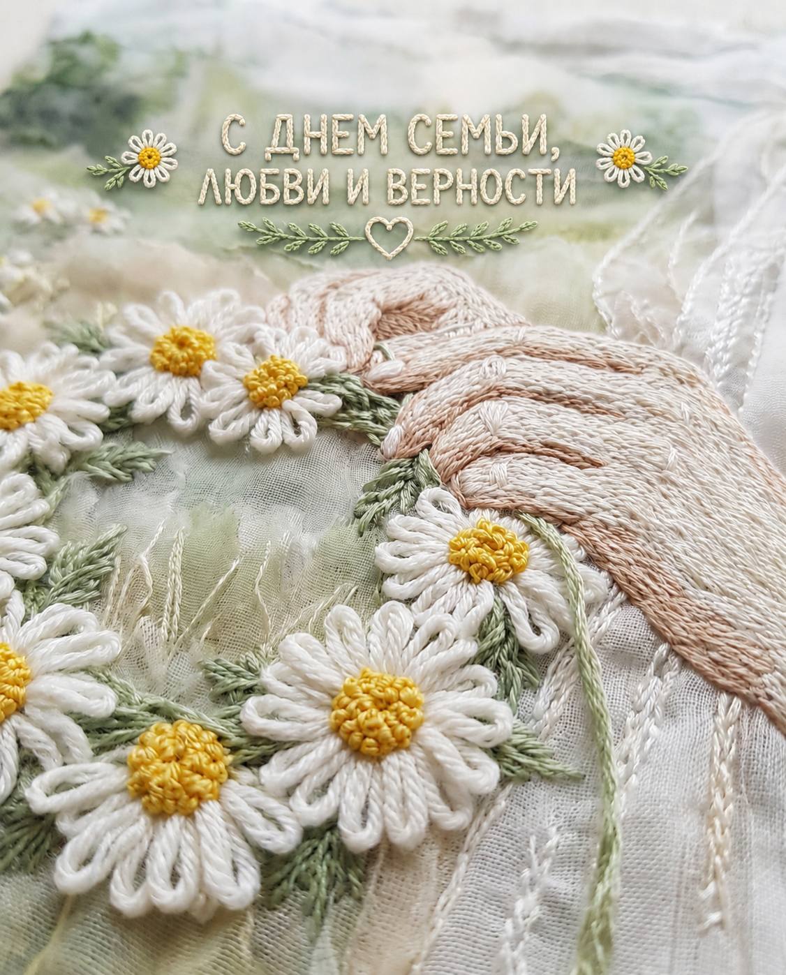 May this Day of Family, Love and Fidelity be filled with smiles, hugs and happy moments. - Neural Network Content, Artificial Intelligence, Neural network art, Family, Family Day of Love and Fidelity, Traditions, Russia, Longpost