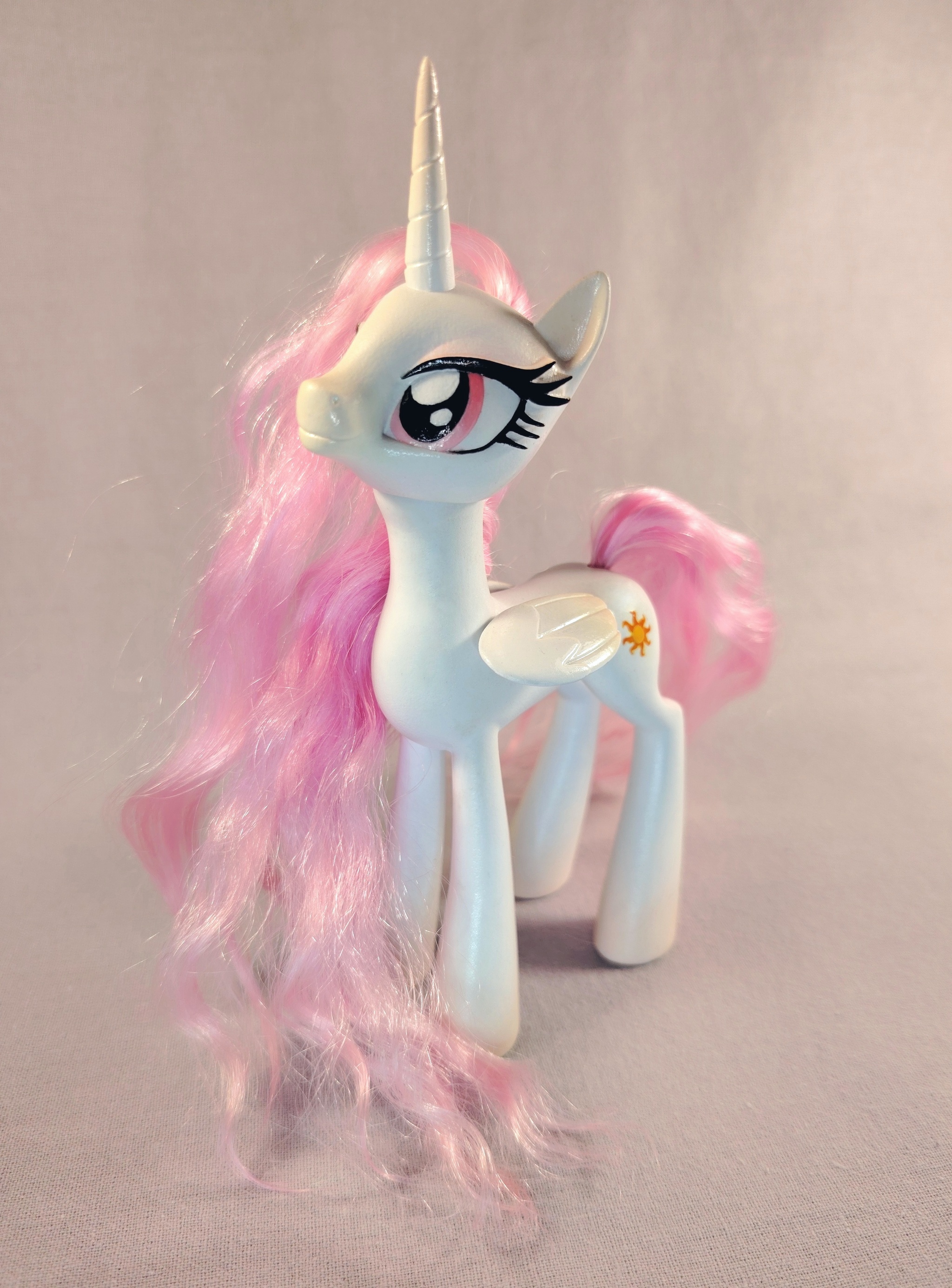 Custom 3D printed articulated alicorn pony with interchangeable wings. - Series 3d printing, My, Needlework, Needlework with process, Doll, Toys, Painting, Toy horse, Longpost, Horses, Wool, Crafts, Foal, My little pony, Princess celestia, Alicorn, Pony, Pegasus, Unicorn, 3D печать