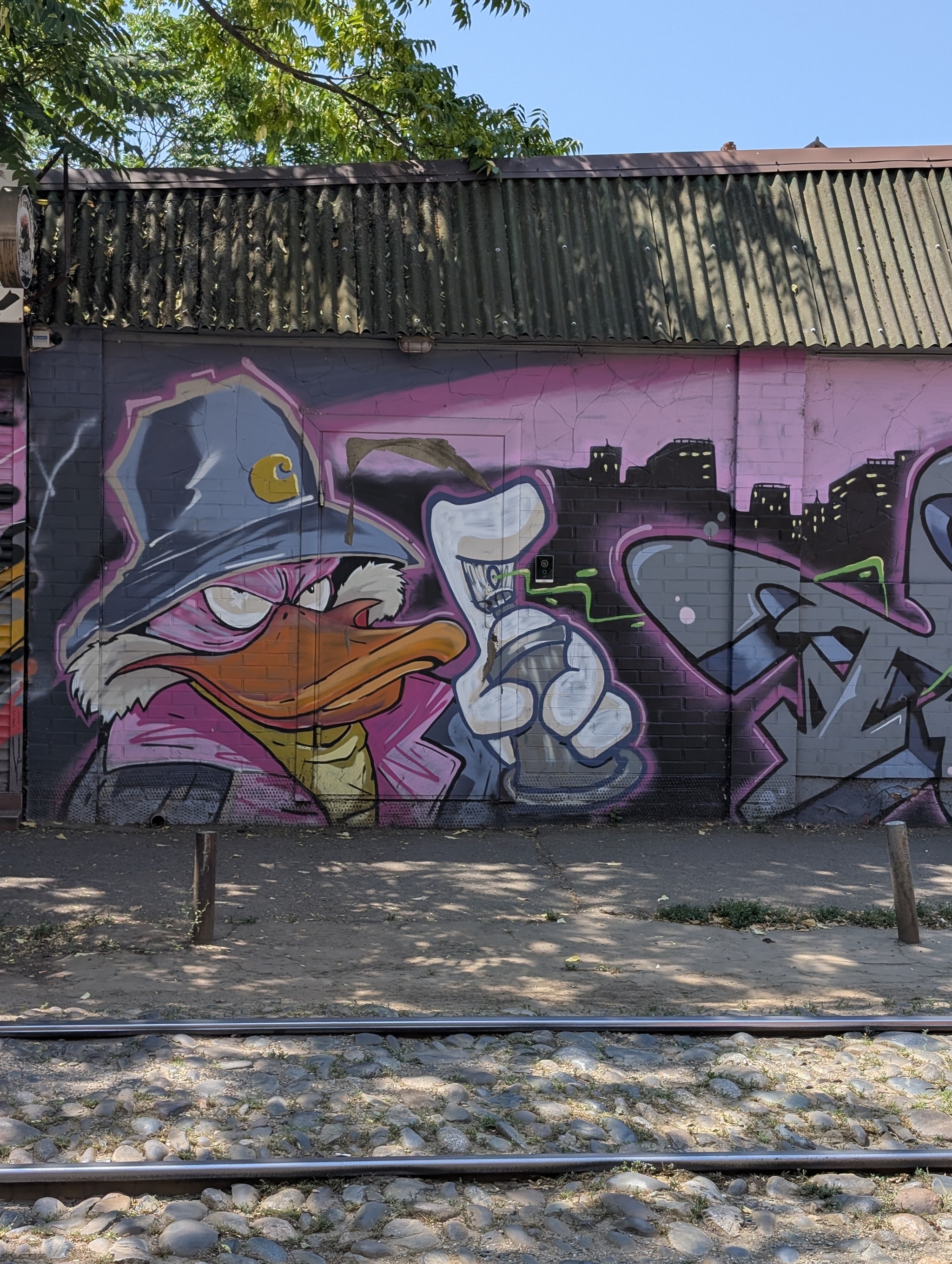 Response to the post Goofy. DuckTales. Mickey Mouse. Wall Art. 2026 - My, Mobile photography, Street photography, DuckTales, Graffiti, Krasnodar, Mural, Street art, Reply to post, Longpost