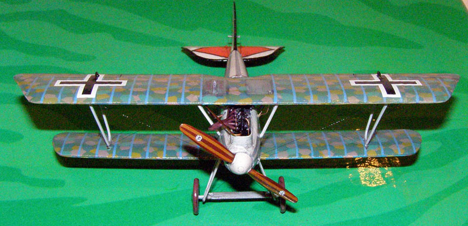 Pfalz D.IIIa – Striped - My, Aviation, Military aviation, Fighter, Aircraft modeling, Stand modeling, Scale model, Longpost