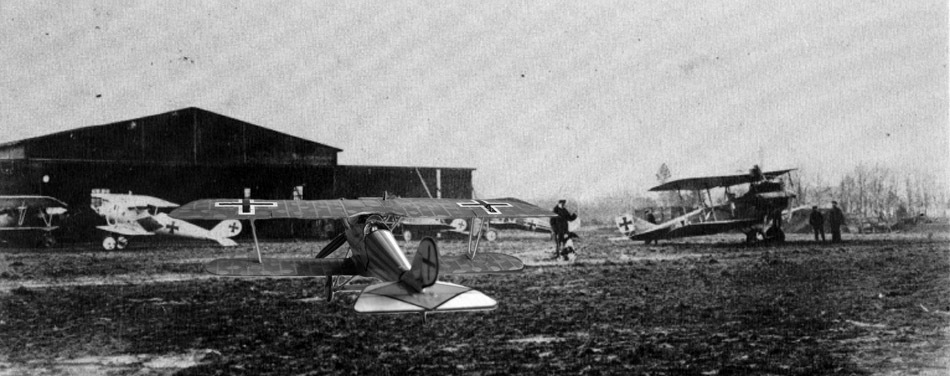 Pfalz D.IIIa – Striped - My, Aviation, Military aviation, Fighter, Aircraft modeling, Stand modeling, Scale model, Longpost