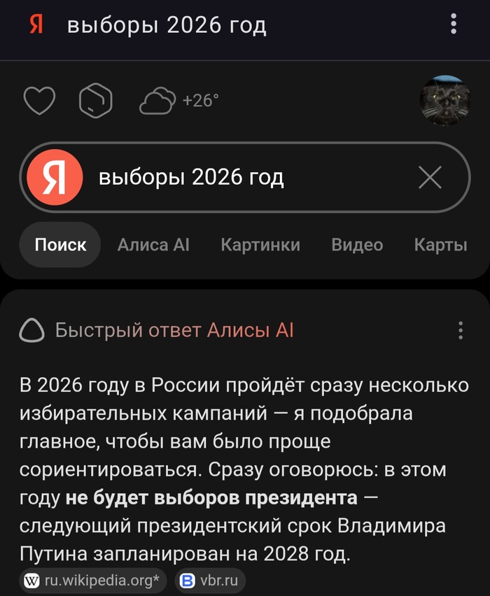 Выборы 2026