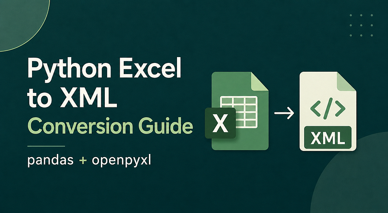 Converting Excel to XML in Python: A Beginner's Guide - Python, Xml, Longpost