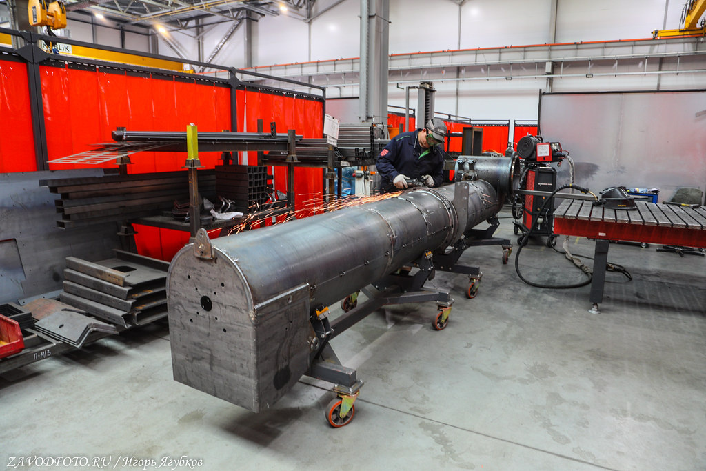 What is the new KOBLiK GROUP plant in Voronezh like, where they make semi-trailers for agriculture (part 2)? - Series My Industrial Reports  MECHANICAL ENGINEERING, My, Factory, Import substitution, Russian production, Industry, Production, Video, Rutube, Longpost