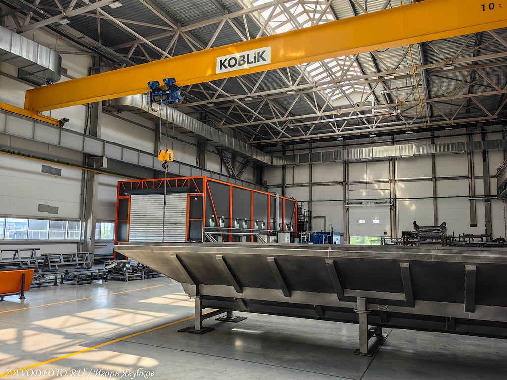What is the new KOBLiK GROUP plant in Voronezh like, where they make semi-trailers for agriculture (part 2)? - Series My Industrial Reports  MECHANICAL ENGINEERING, My, Factory, Import substitution, Russian production, Industry, Production, Video, Rutube, Longpost
