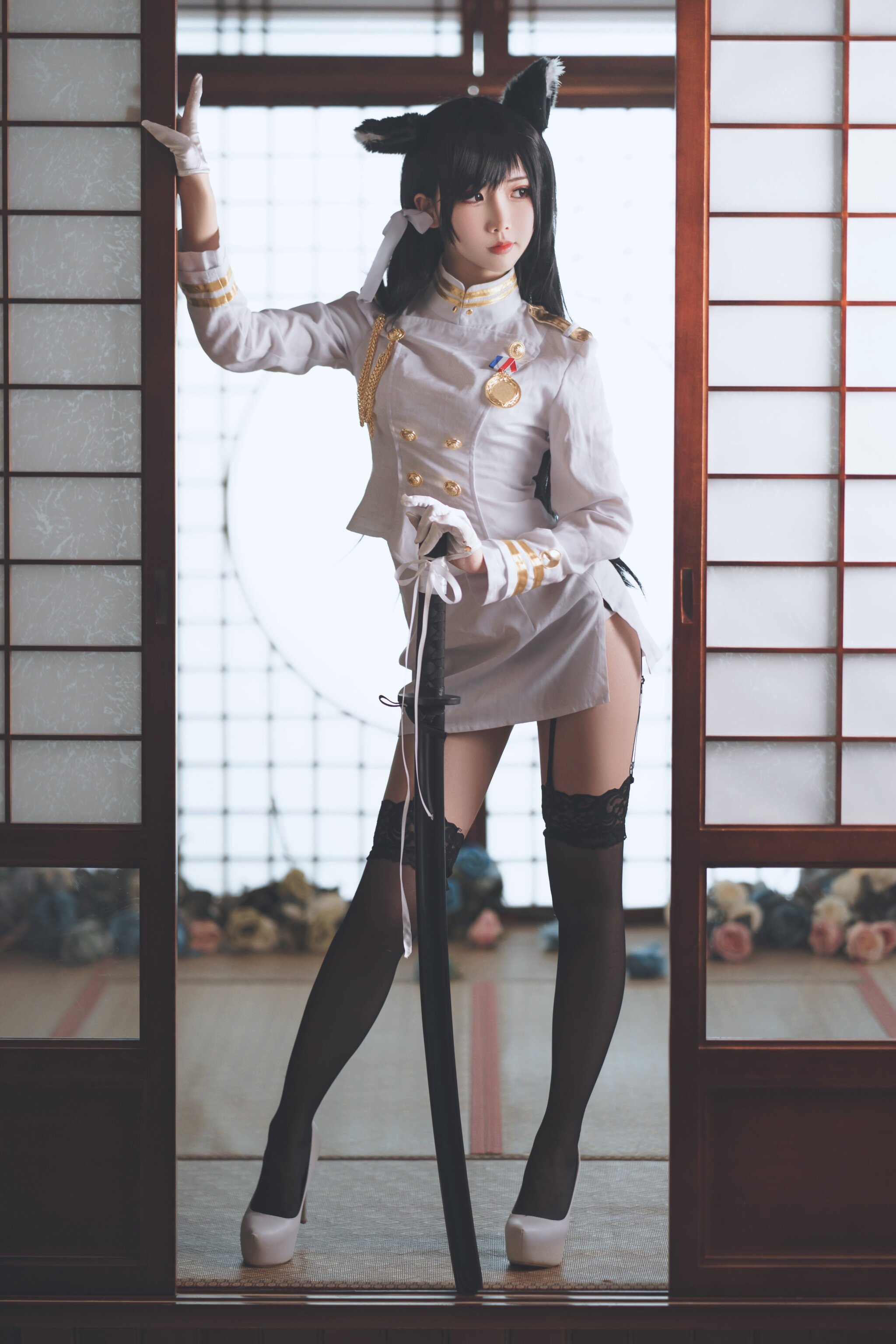 Azur lane | Atago & Laffey - Косплей, Atago, Laffey, Azur Lane, Видеоигра, Twitter (ссылка), Фотография, Длиннопост