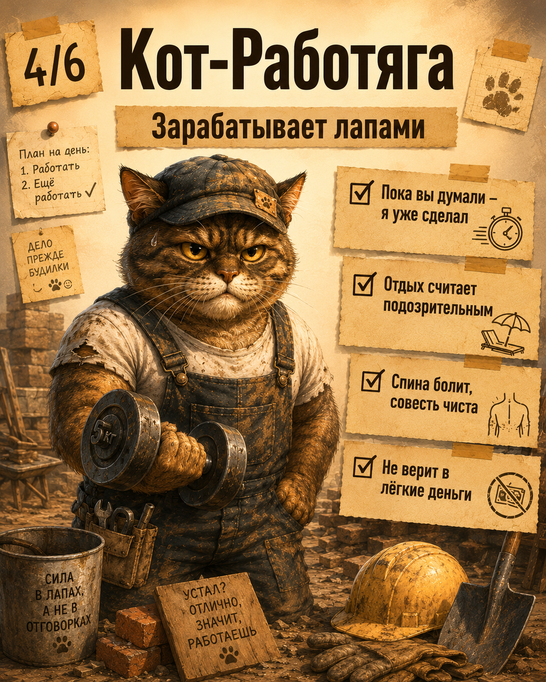What kind of cat are you today? There are 6 ways to earn food—and it seems you've already found your cat. - cat, Memes, Carousel, A life, Thoughts, Absurd