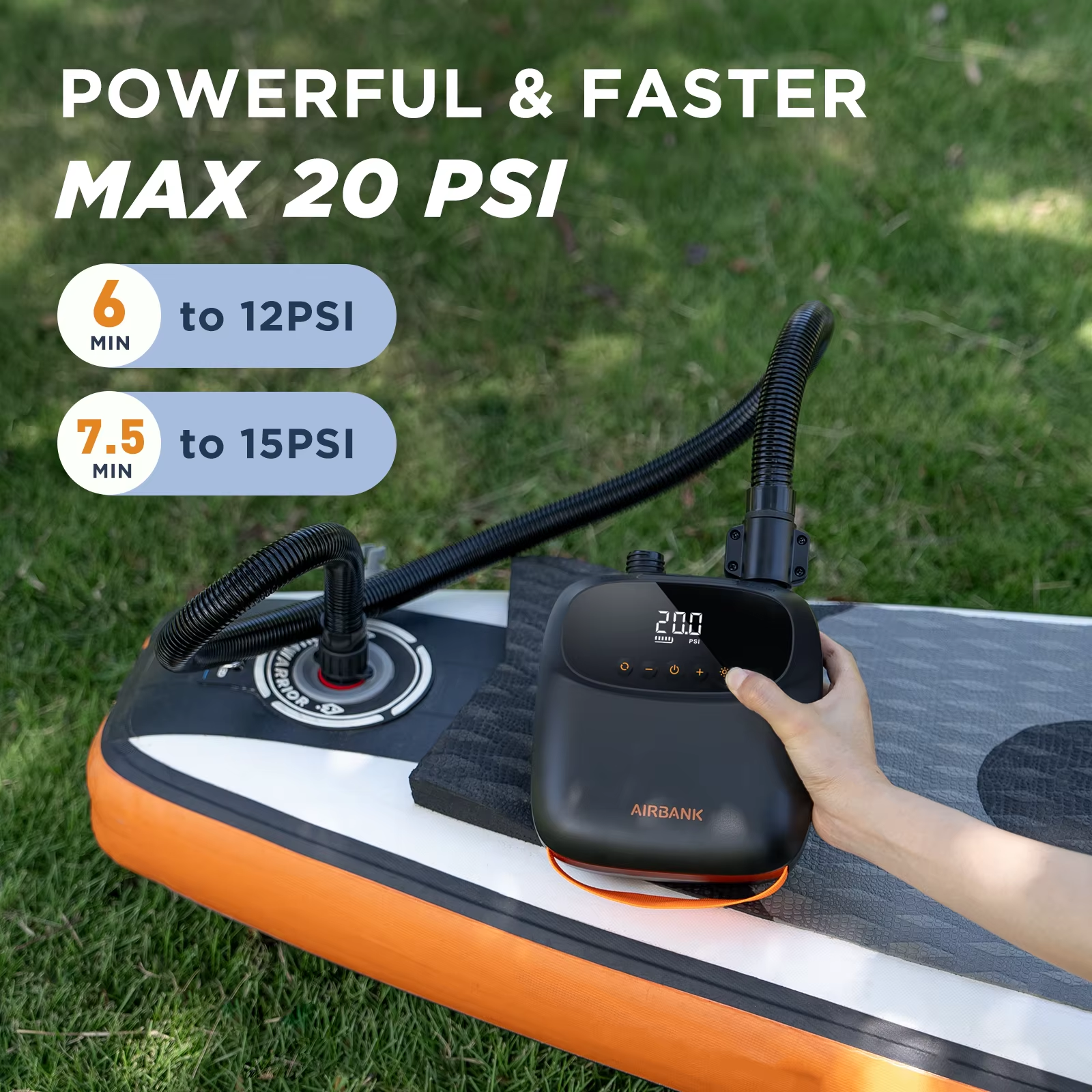 The Airbank PUFFER Pro is a 20 PSI stand-up paddle pump. Complete freedom from hand pumps and pump stands. - Series Top Reviews  Ratings 2026 on Ali, My, AliExpress, Распродажа, Discounts, Products, Battery, Xiaomi, Charger, Tablet, Accessories, Aliexpress sale, Online shopping, Longpost, 