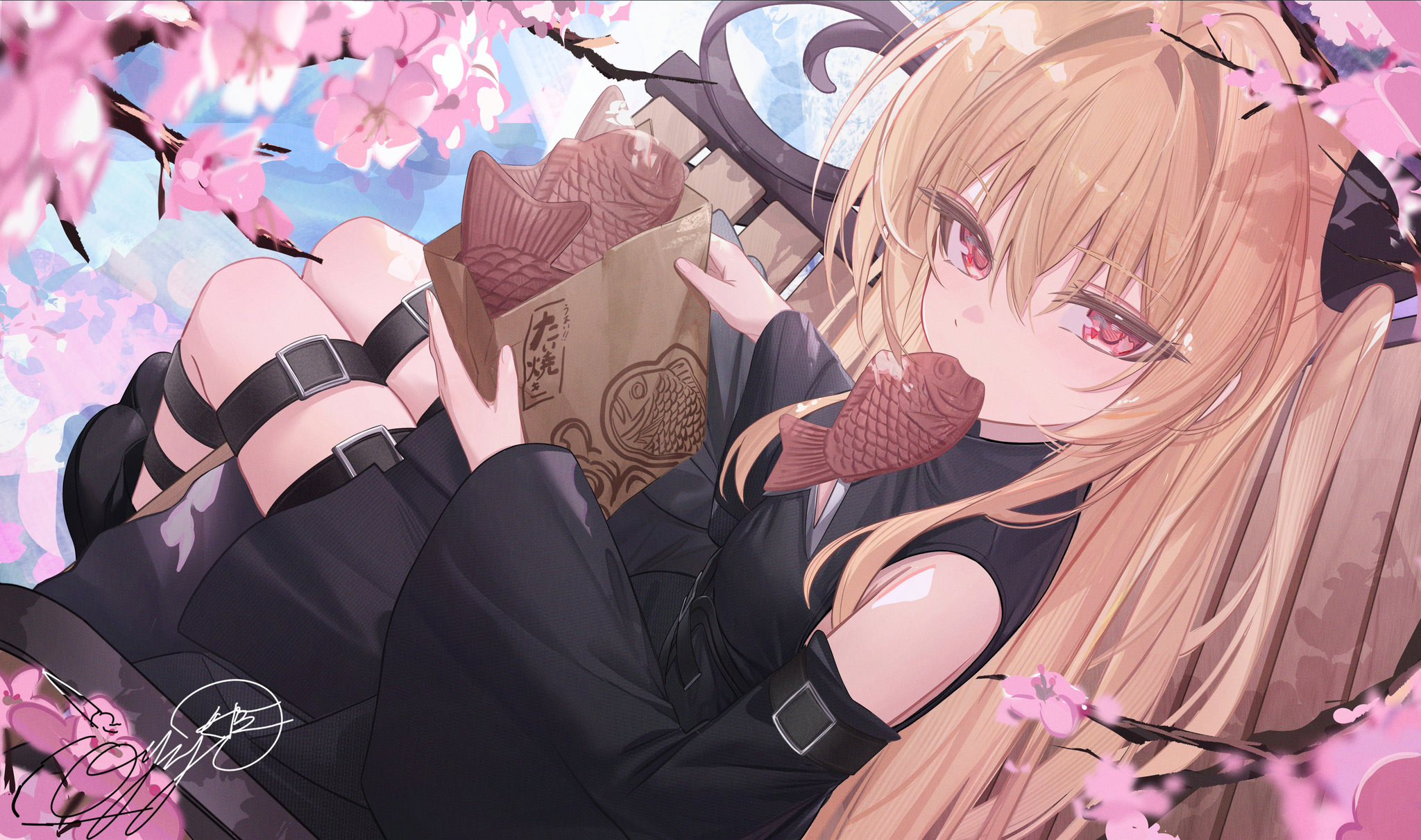 Taiyaki - Series To Loveru, Anime art, Anime, To love-ru, To love-ru darkness, Konjiki No Yami, Sakura, Taiyaki
