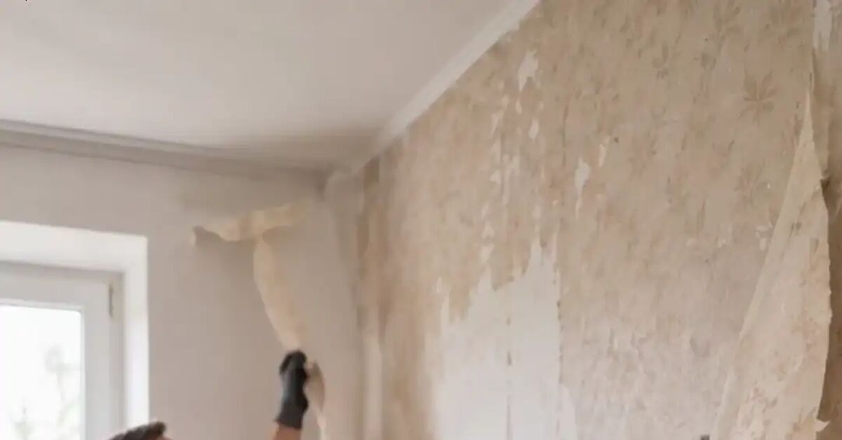 Surprise under the wallpaper - My, Neural Network Content, Short videos, Vertical video, Building, Repair, Repair of apartments, Video