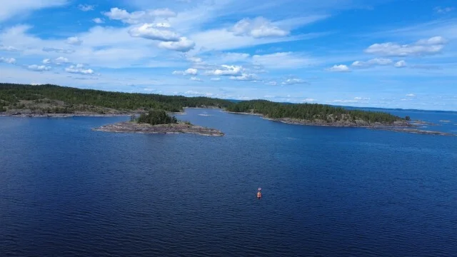 Journey through Karelia. Chapter 1: Ladoga Skerries. Part 4 - My, Skerries, Карелия, Ladoga, Lake, Alloy, Australian shepherd, Kayak, Rain, Beach, The rocks, Hike, Weather, Longpost
