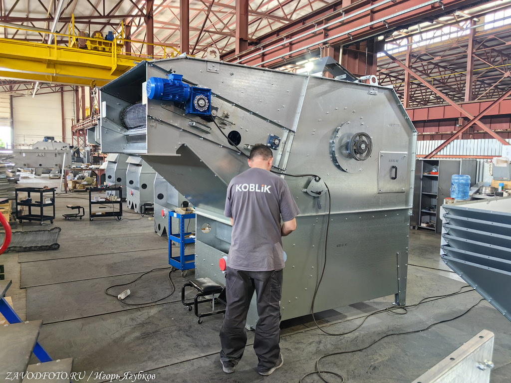 How grain elevator equipment is manufactured at the KOBLiK GROUP plant in Voronezh - Series My Industrial Reports  MECHANICAL ENGINEERING, My, Factory, Import substitution, Russian production, Industry, Production, Video, Rutube, Longpost
