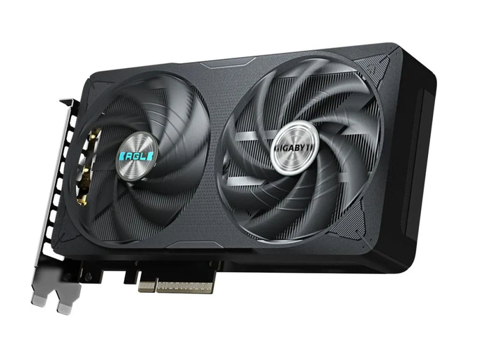 Графический процессор Gigabyte GeForce RTX 5060 Ti EAGLE OC с поддержкой интерфейса PCI Express 5.0 и эффективной системой отвода тепла для тяжелых вычислений.