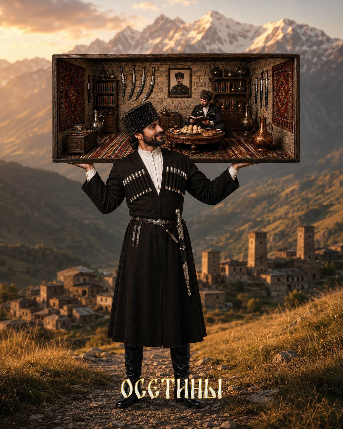 This is a trip around Russia without suitcases and tickets. - Neural Network Content, Artificial Intelligence, Neural network art, Russia, People, The culture, Traditions, Longpost