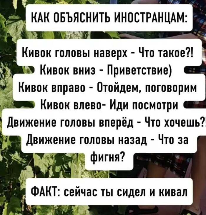 Кивок...