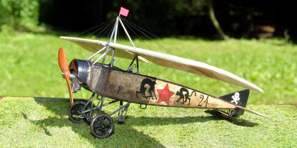 Morane L - Morane with cats - My, Aviation, Military aviation, Aircraft modeling, Stand modeling, Scale model, Longpost