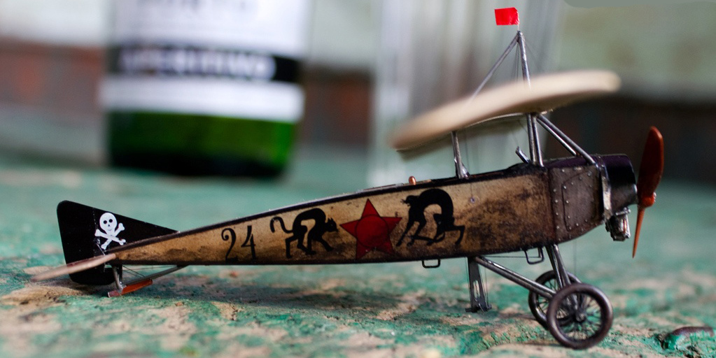 Morane L - Morane with cats - My, Aviation, Military aviation, Aircraft modeling, Stand modeling, Scale model, Longpost