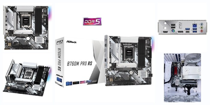 ����������� ����� Asrock B760M PRO RS (LGA1700, mATX)