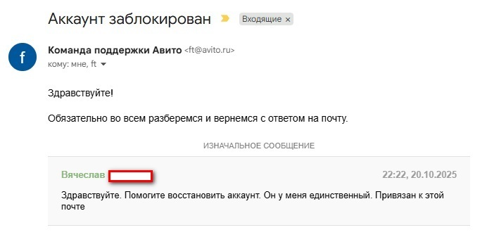 Представьте моё чувство радости что с авито еще не всё потеряно.