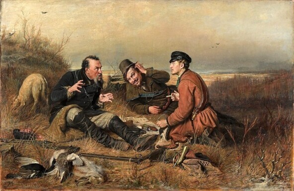 Василий Перов. «Охотники на привале», 1871