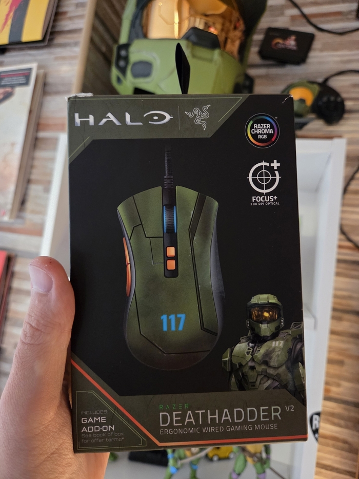 ������������ ���� Razer DeathAdder V2 Halo Infinite