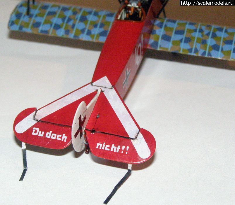Fokker D-VII - Du doch nicht !! - My, Aviation, Military aviation, Fighter, Aircraft modeling, Stand modeling, Scale model, Longpost