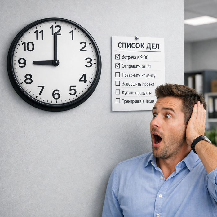 Почему мы почти всегда недооцениваем, сколько времени займёт работа? - 21.07.26 19:300