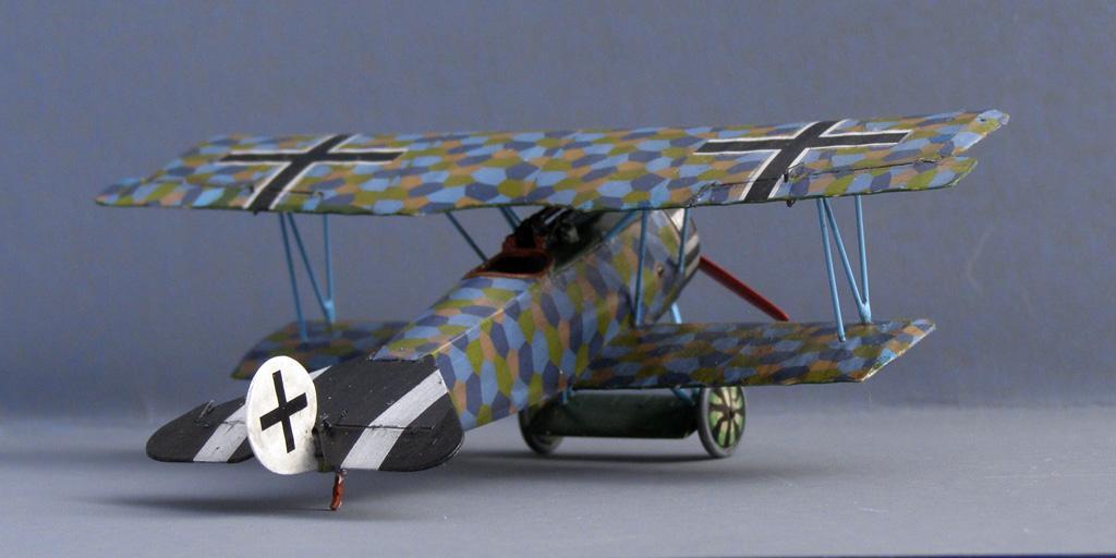 Fokker D.VI - My, Aviation, Military aviation, Fighter, Aircraft modeling, Stand modeling, Scale model, Longpost