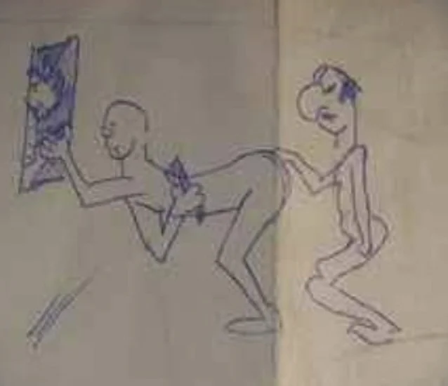 I came across some unusual drawings by Viktor Tsoi. - Images, Drawing