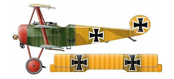 Fokker Dr.I Yellow Baron - My, Stand modeling, Aviation, Military aviation, Scale model, Fighter, Aircraft modeling, Longpost