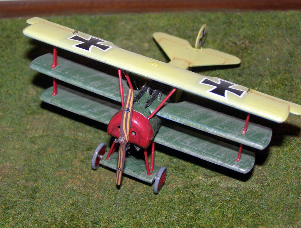 Fokker Dr.I Yellow Baron - My, Stand modeling, Aviation, Military aviation, Scale model, Fighter, Aircraft modeling, Longpost
