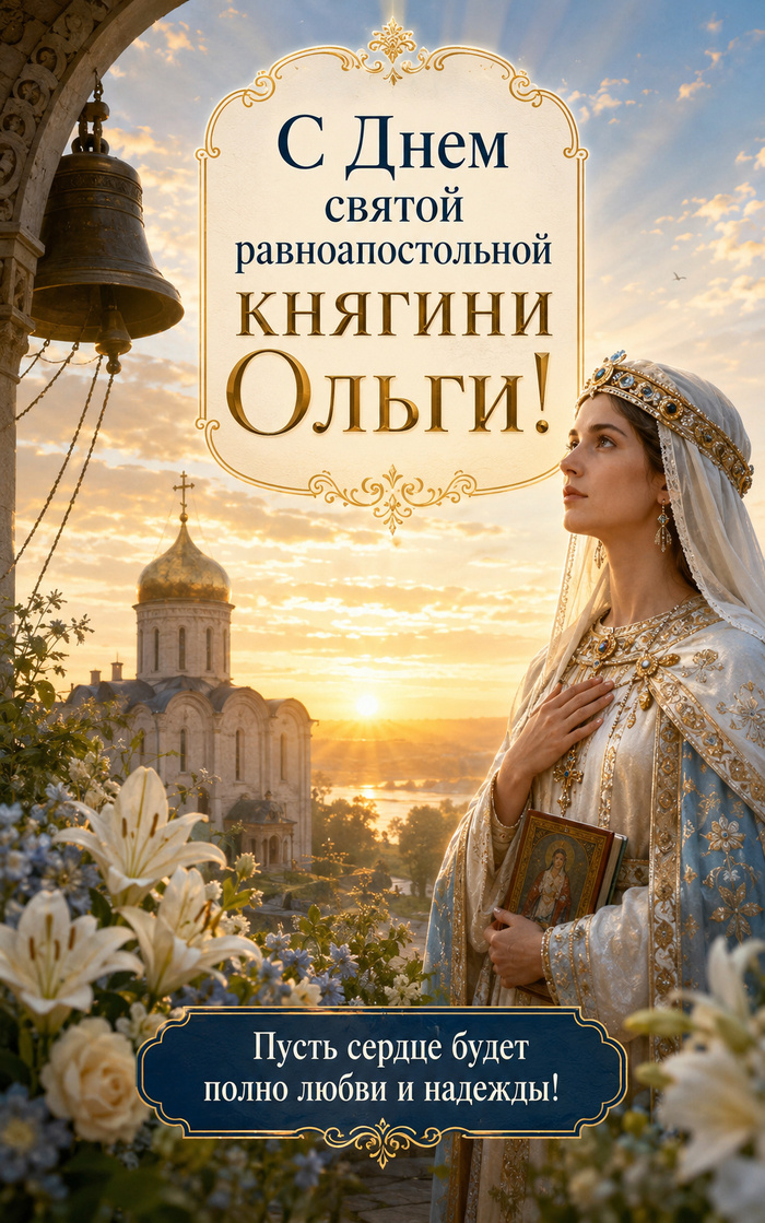 С днем памяти святой равноапостольной княгини Ольги