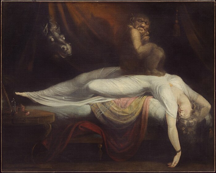 Johann Heinrich Füssli, The Nightmare, 1781